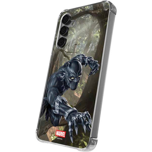 Marvel Black Panther In the Jungle Galaxy S24 Plus Clear Case
